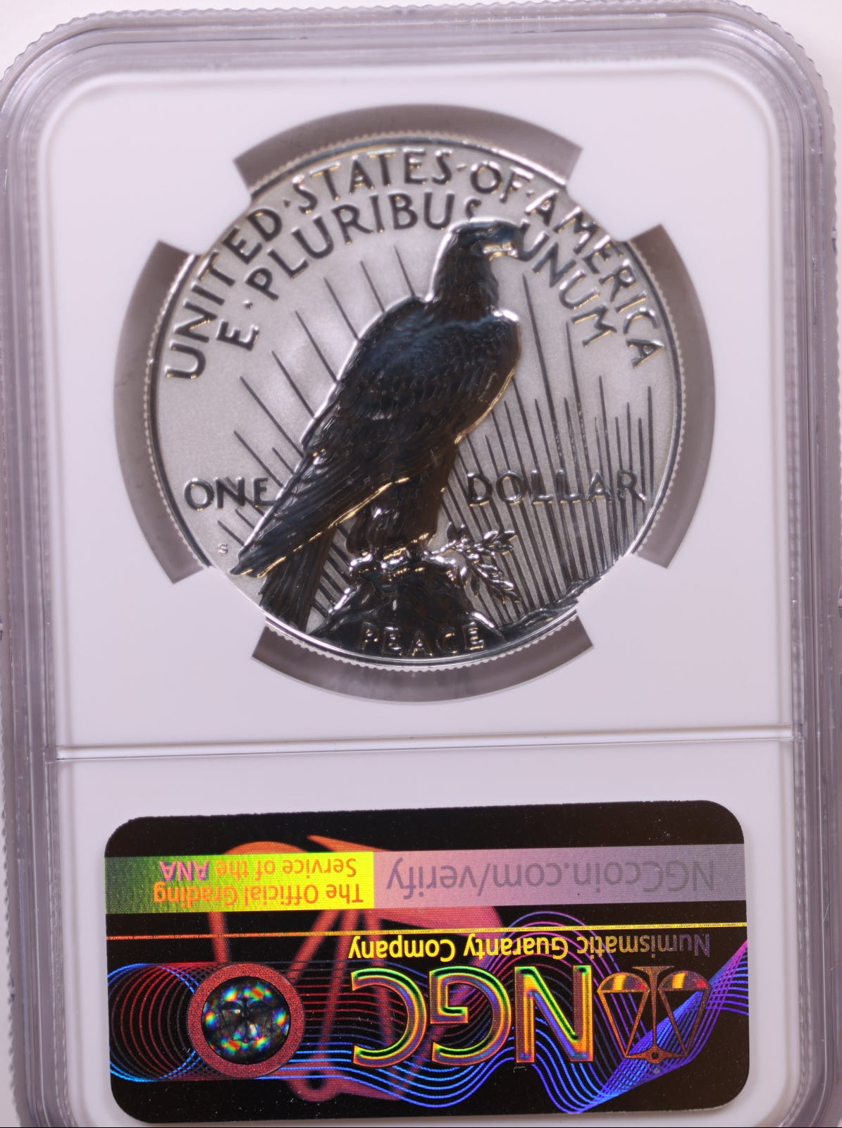 2025-S $1 Peace, NGC Reverse PF 70, Store #GMC337