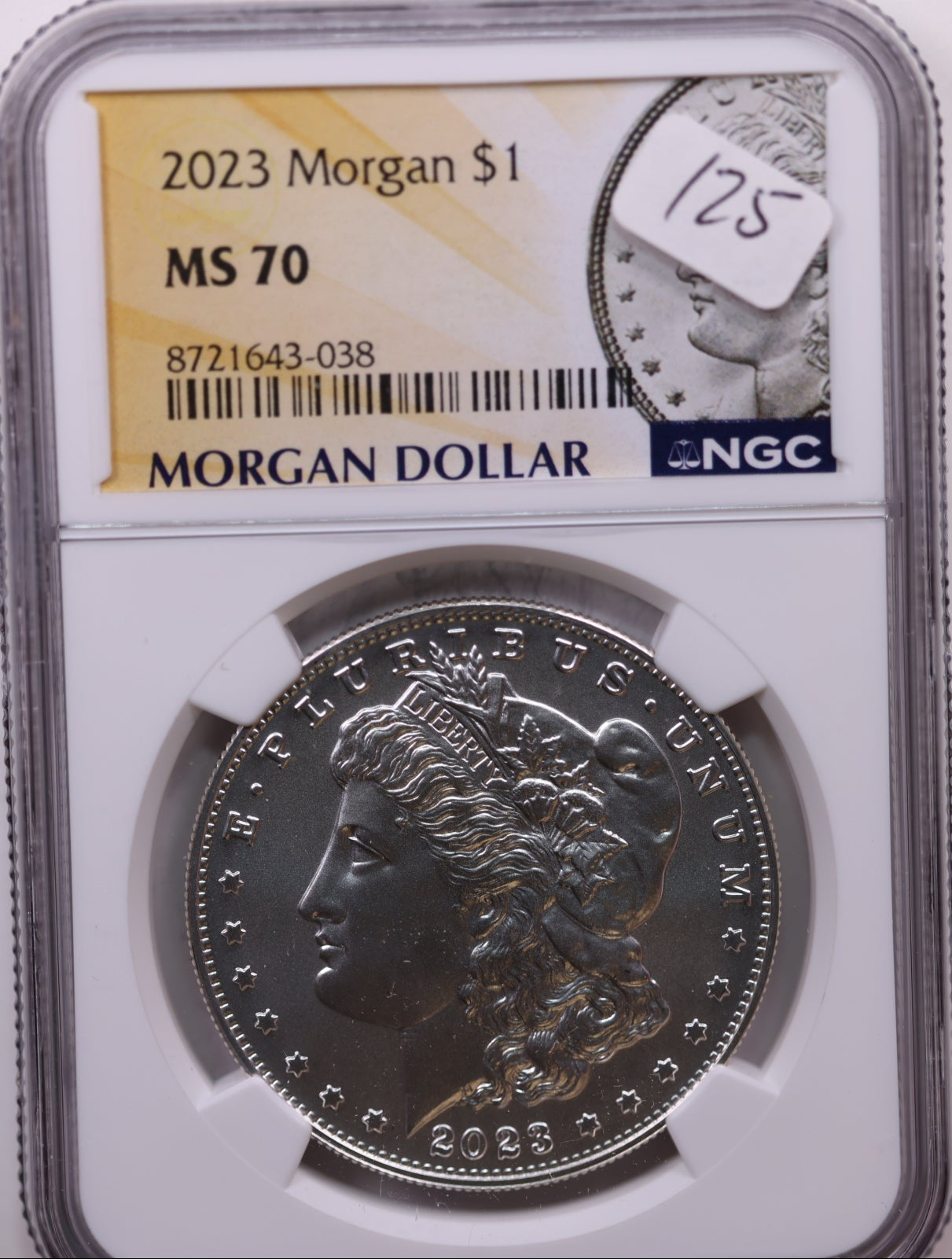 2023 $1 Morgan, NGC MS 70, Store #GMC338