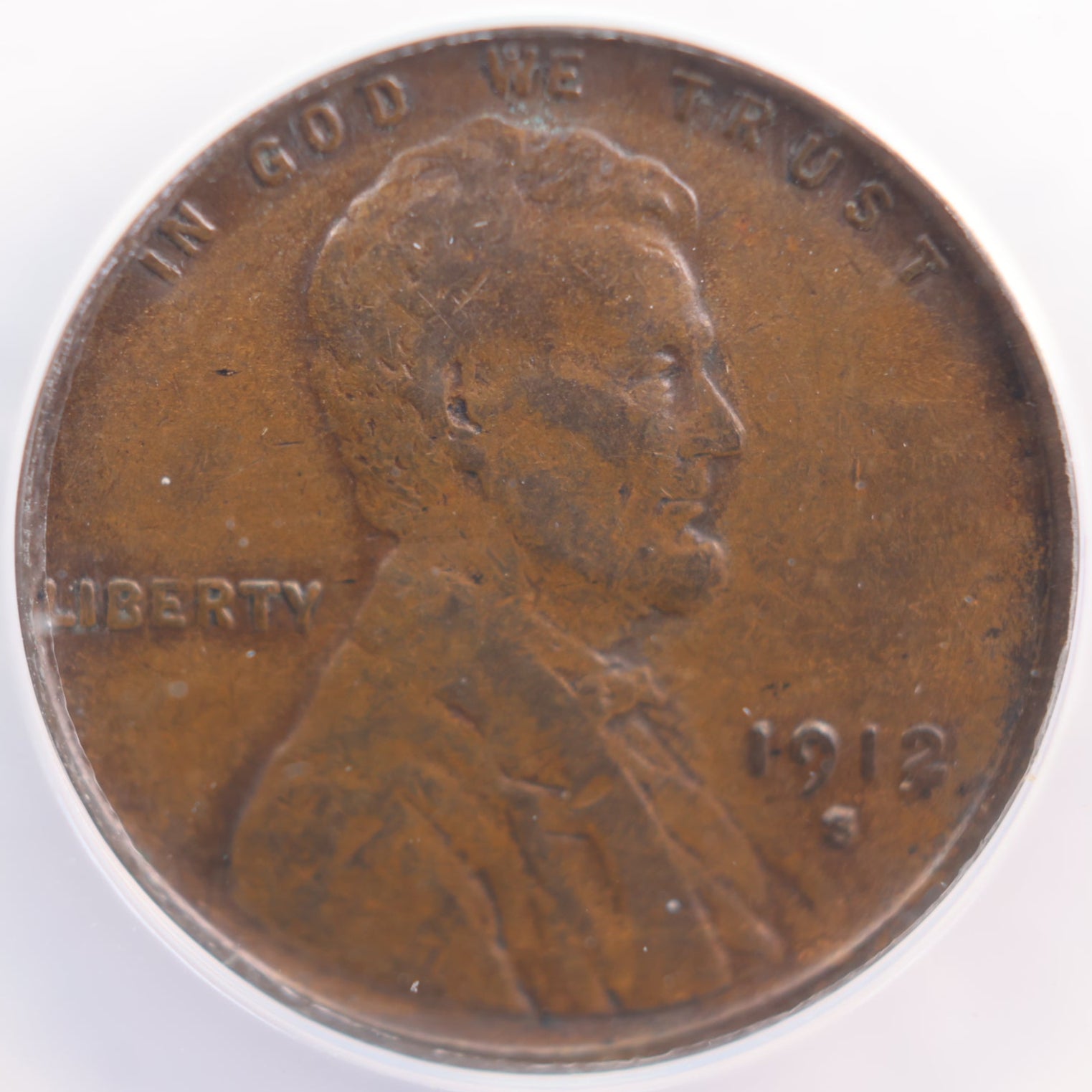 1912-S Lincoln Wheat Cent, ANACS VF 20, Store Sale #GCT056