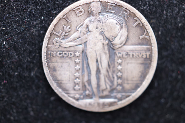 1919-S Standing Liberty Quarter., Circulated Coin. Large Affordable Sale #02134