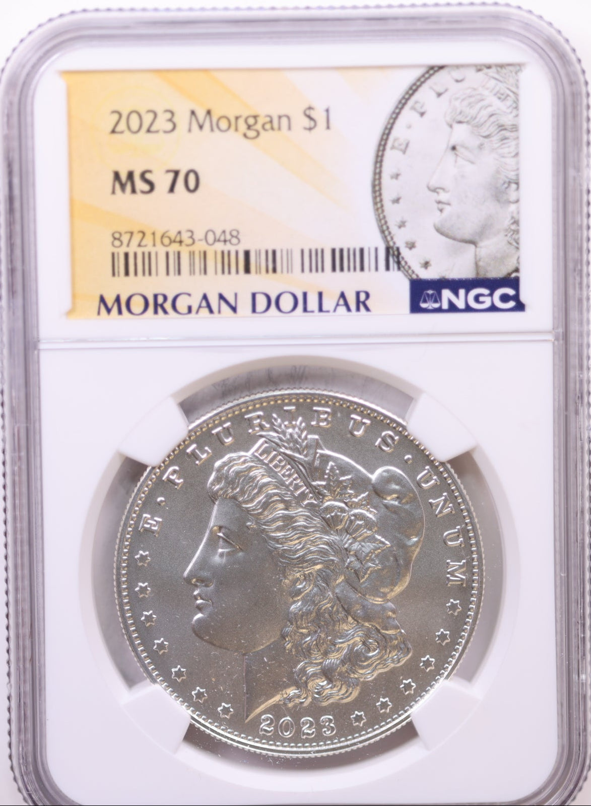 2023 $1 Morgan, NGC MS 70, Store #GMC348