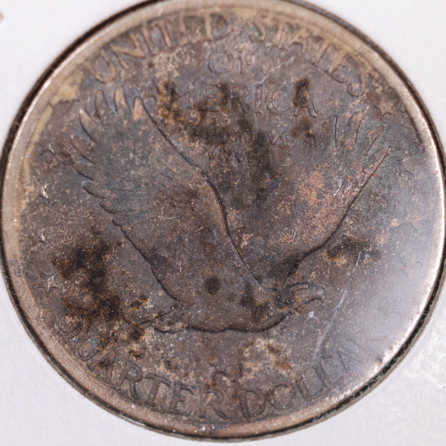1920-D Standing Liberty Silver Quarter, Fine Circulated Coin, Store #QR0059