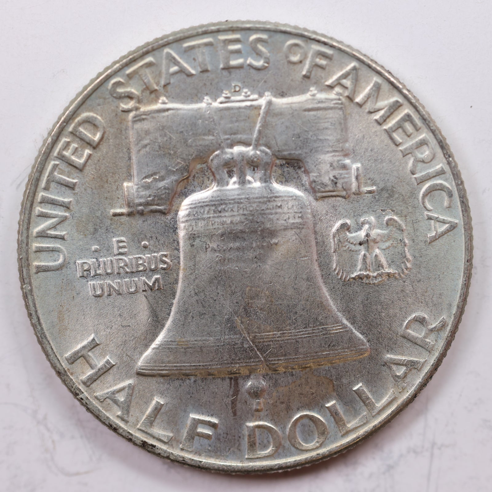 1952-D Franklin Half Dollar, Mint State Uncirculated Coin, Store #HR1181