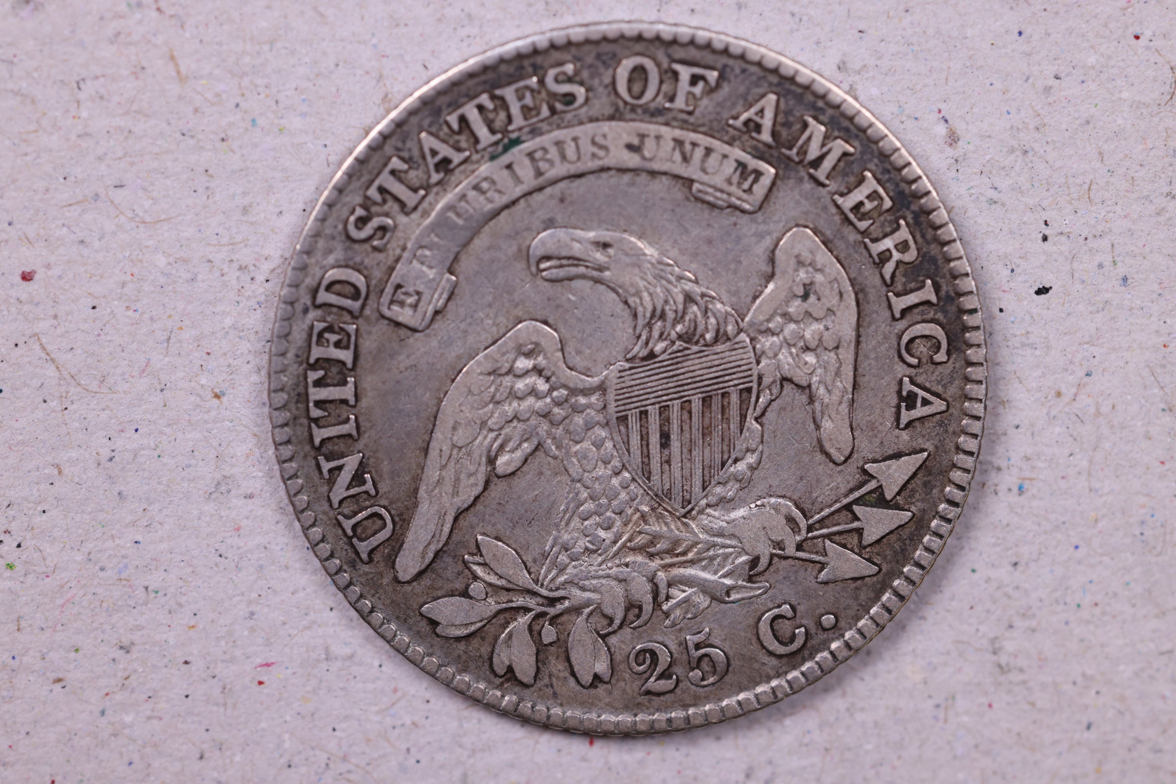 1828 Capped Bust Quarter., Very Fine Circulated Coin., Store#1134