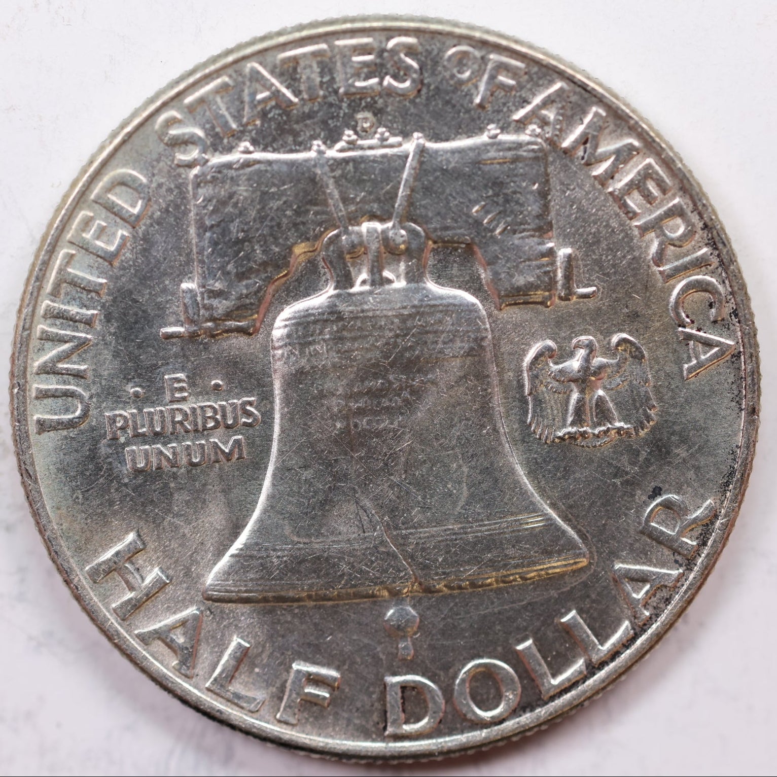 1953-D Franklin Half Dollar, Mint State Uncirculated Coin, Store #HR1184
