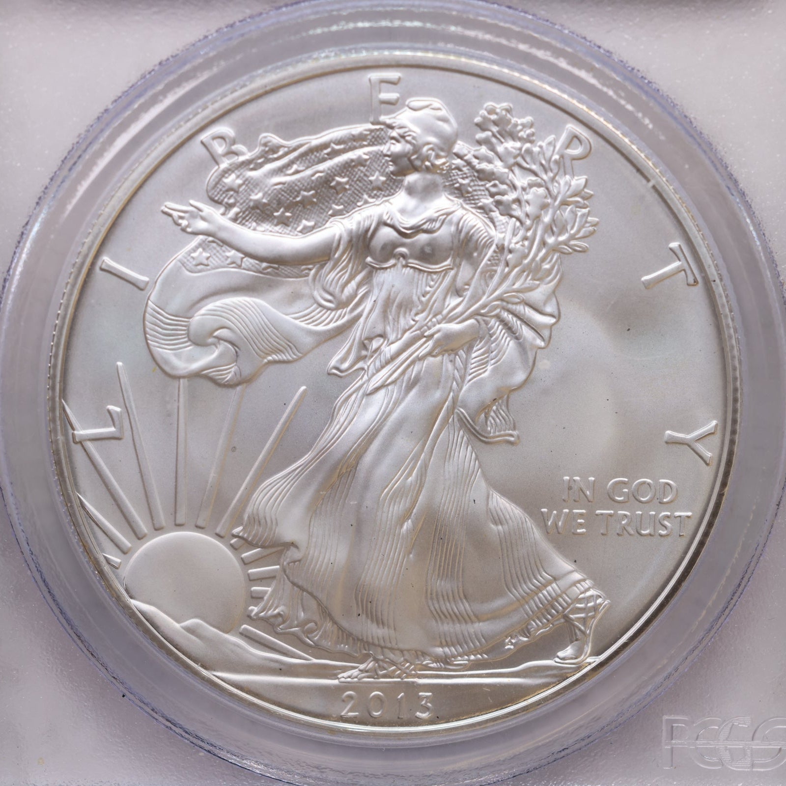 2013 (S) American Silver Eagle, Struck at San Francisco, PCGS MS70, Store #AE0244