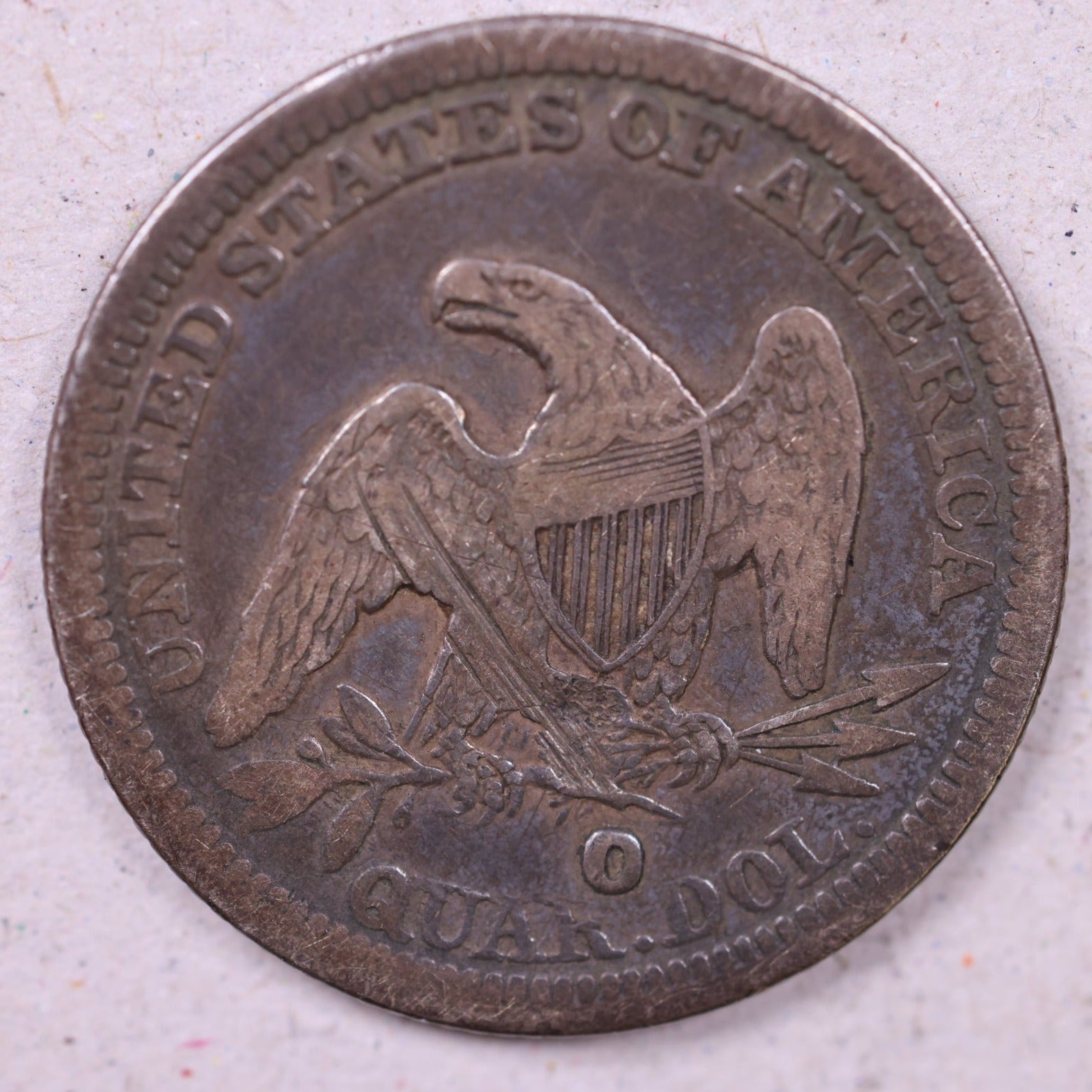 1854-O Seated Liberty Quarter., Very Fine Circulated Coin., Store#1138