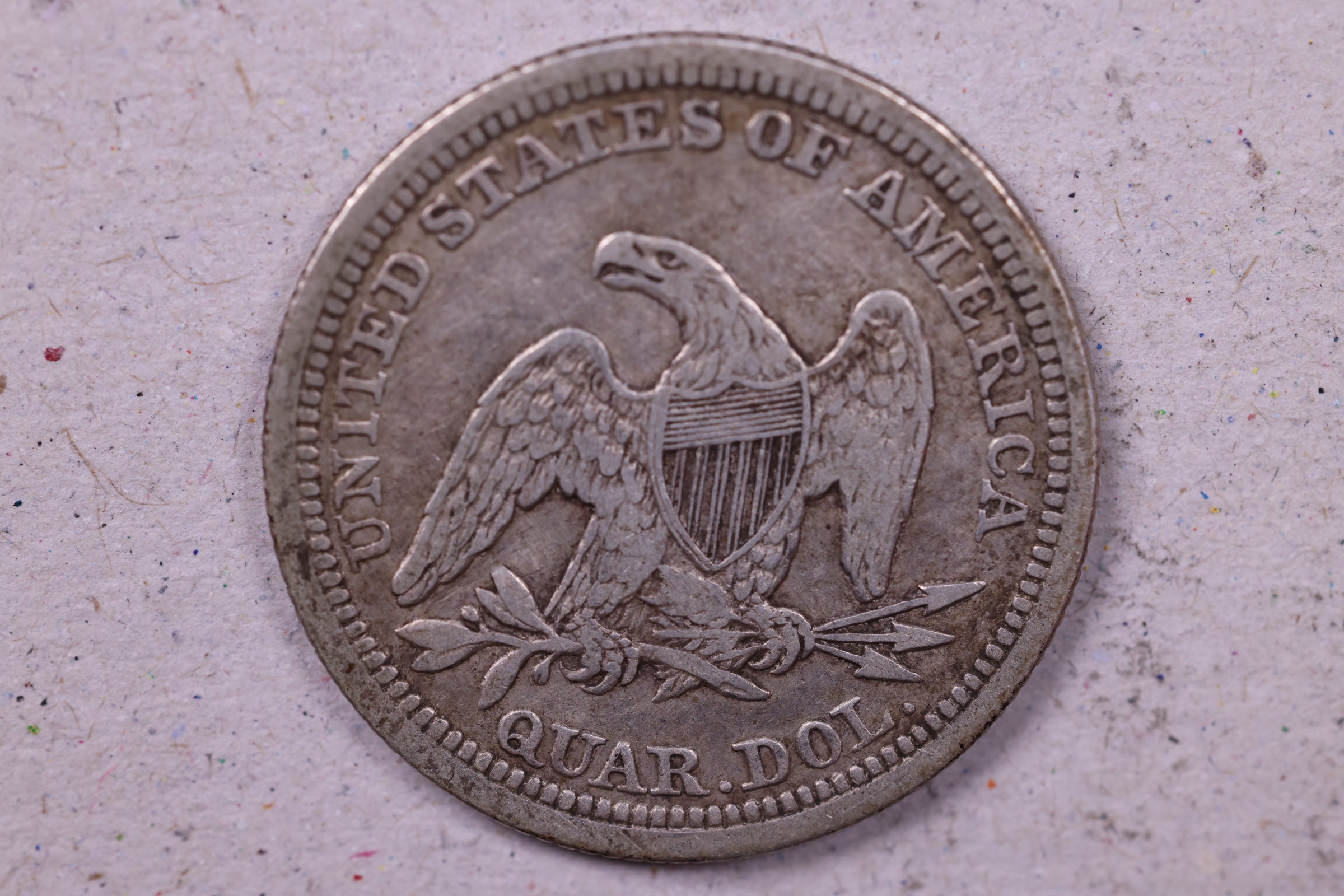 1854 Seated Liberty Quarter., Extra Fine Circulated Coin., Store#1137
