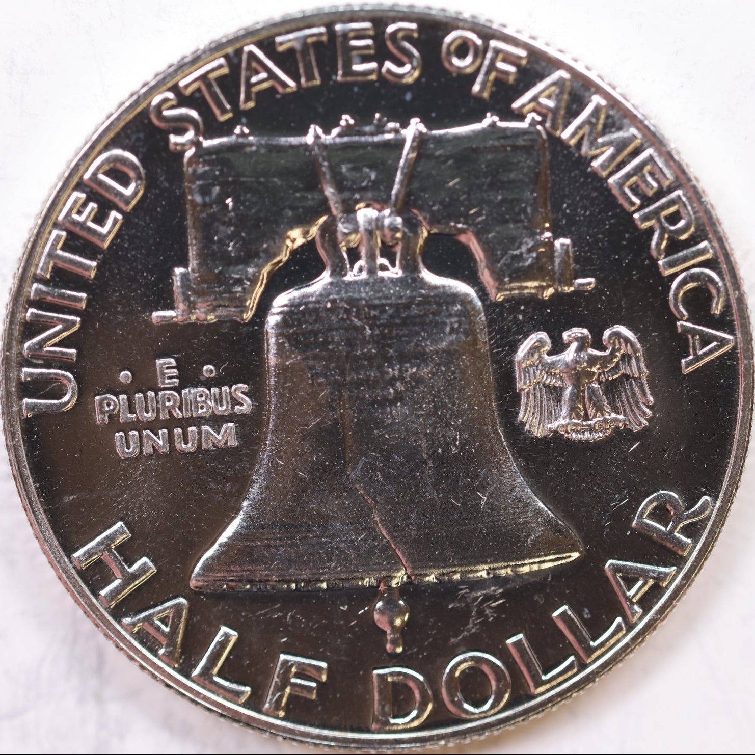 1958 Franklin Half Dollar, Proof Uncirculated Coin, Store #HR1195
