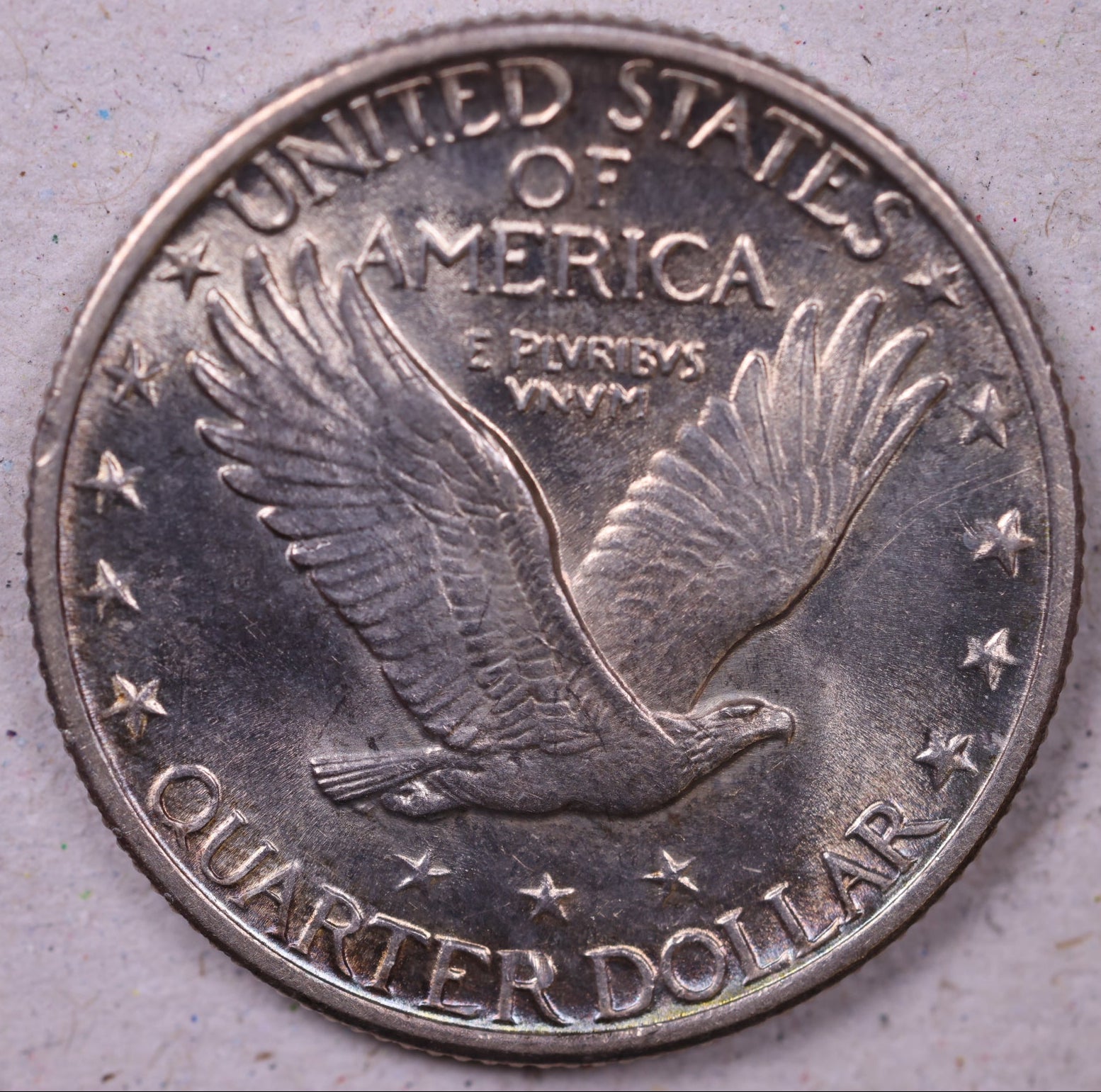 1924 Standing Liberty Silver Quarter, Mint State-Uncirculated Coin, Store#QR1615.