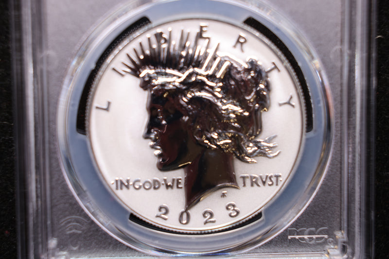 2023-S Peace Silver Dollar, Reverse Proof, PCGS PR70, SALE