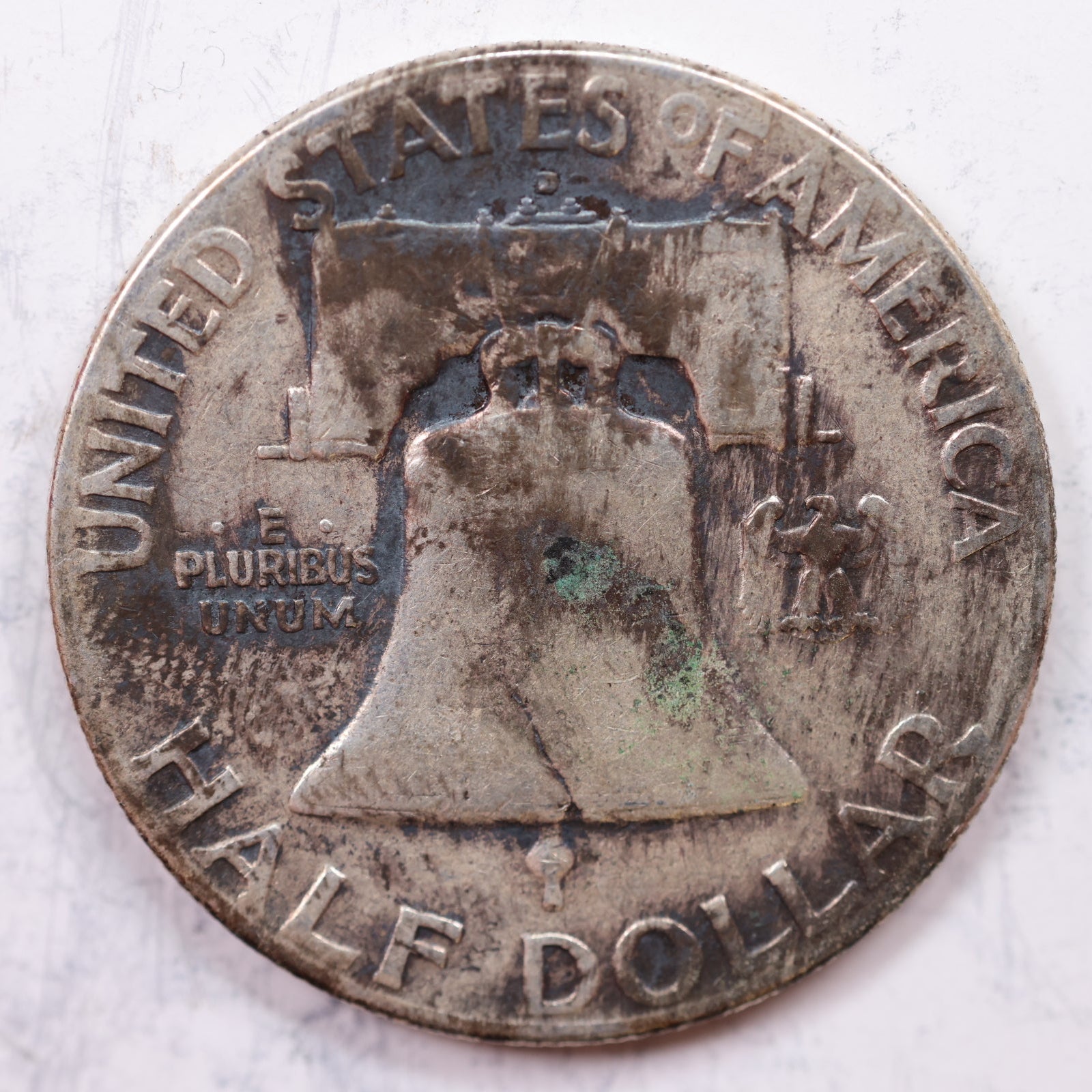 1948-D Franklin Half Dollar, Very Good Circulated Coin, Store #HR1215