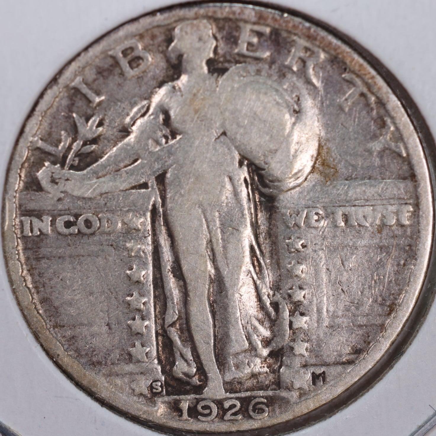 1926-S Standing Liberty Quarter, Fine Circulated Coin, Store #QR0106