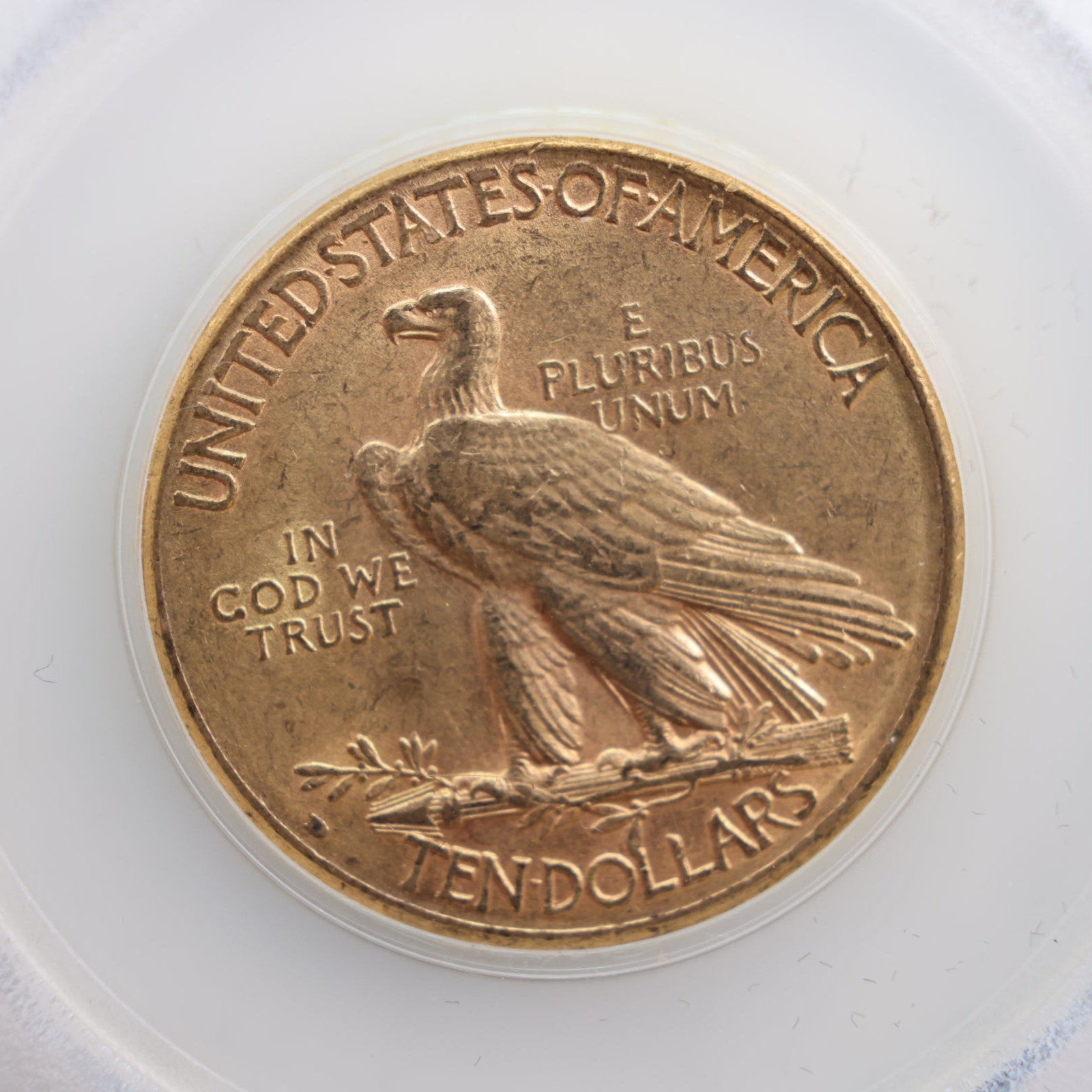1910-D $10 Gold Indian, In a GLOBAL Certification Holder., Store Sale #G0018.