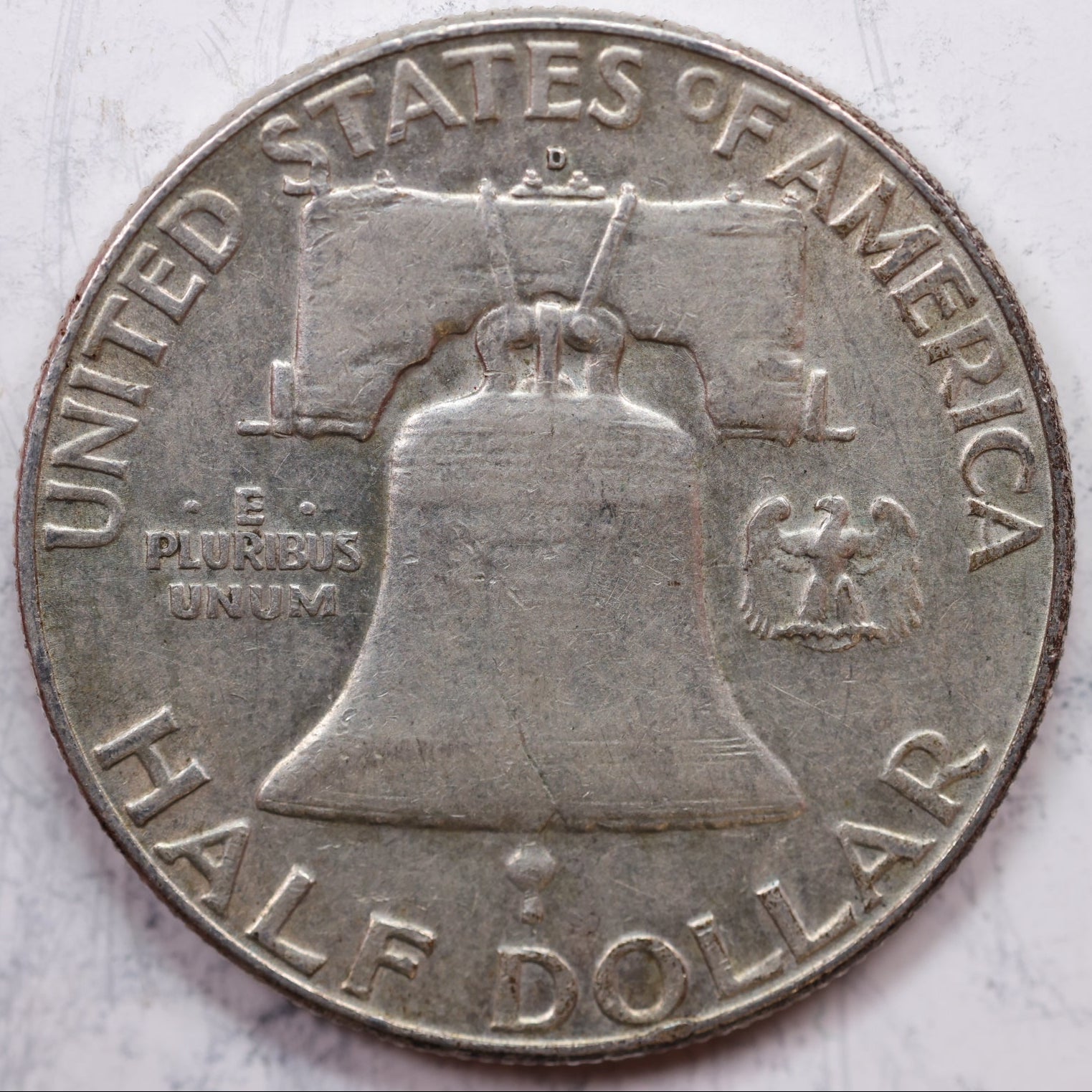 1962-D Franklin Half Dollar, Very Good Circulated Coin, Store #HR1218