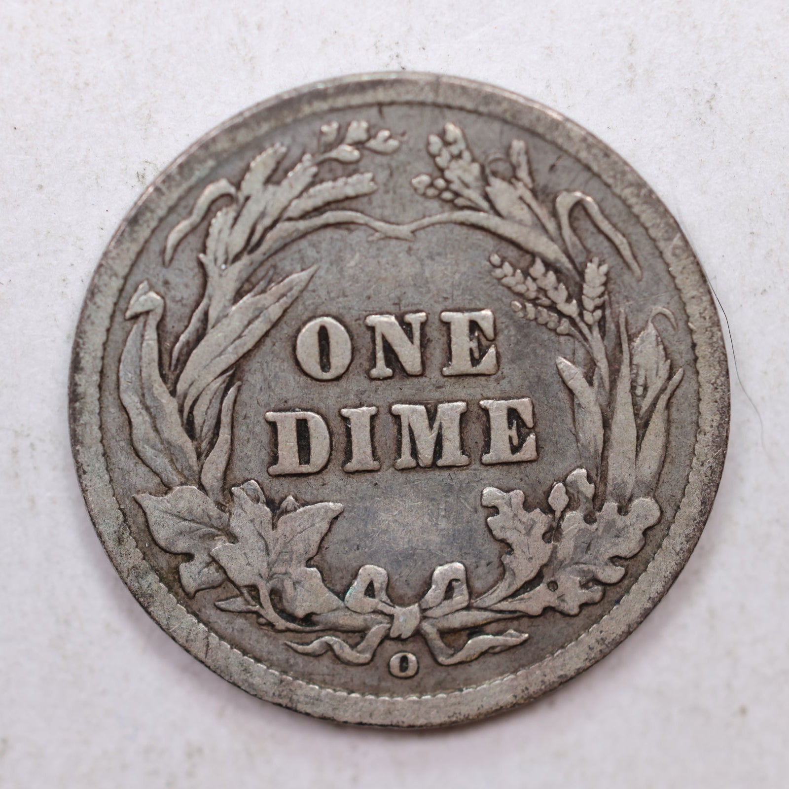 1905-O Barber Silver Dime, Nice Circulated Coin, Store Sale #DE789.
