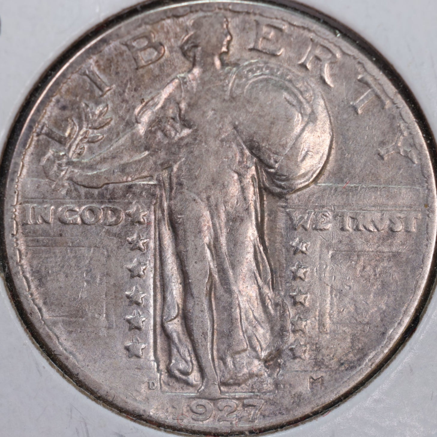 1927-D Standing Liberty Quarter, Fine+ Circulated Coin, Store #QR0122