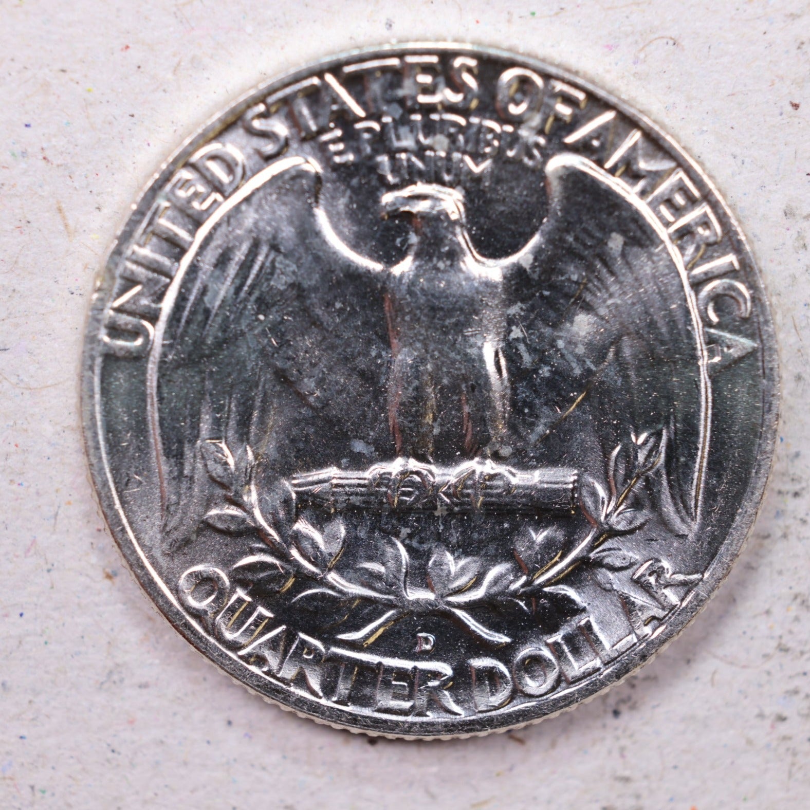 1958-D Washington Silver Quarter, Mint State Coin, Store #1161