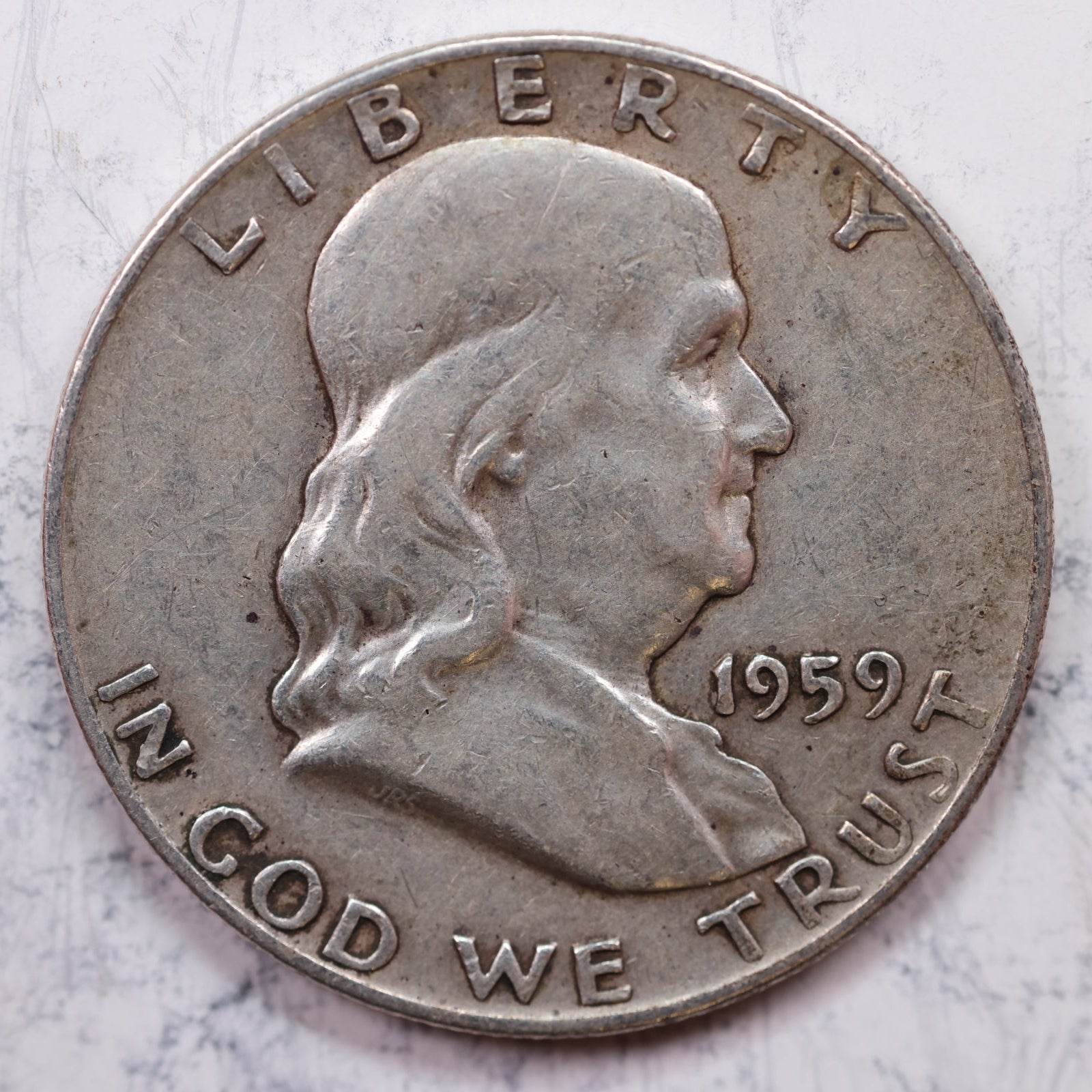 1948 Franklin Half Dollar, Very Good Circulated Coin, Store #HR1238