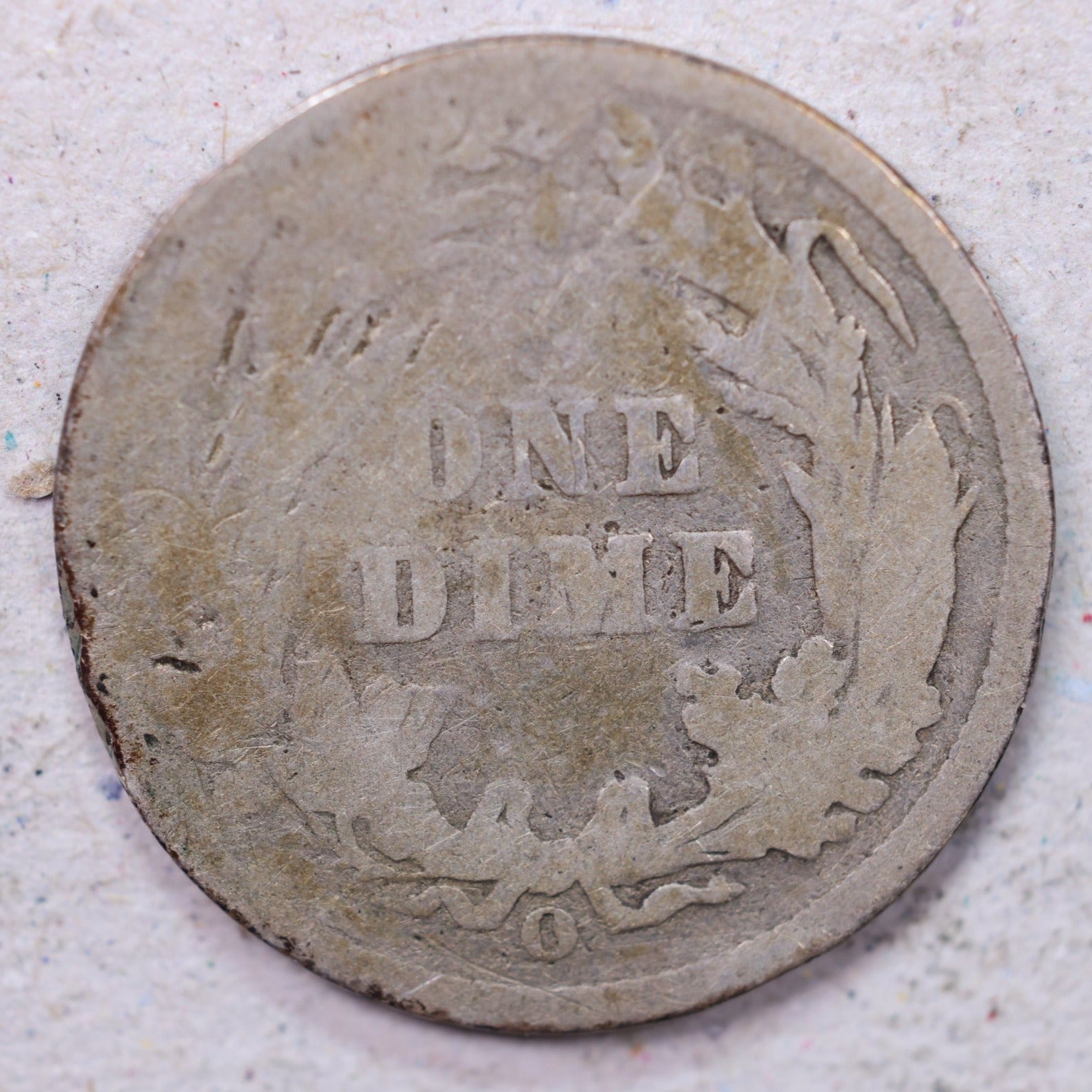 1895-O Barber Silver Dime., Fair Circulated Coin., Store #1170