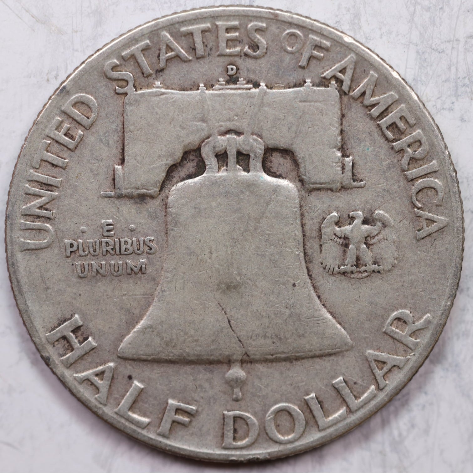 1949-D Franklin Half Dollar, Very Fine Circulated Coin, Store #HR1248