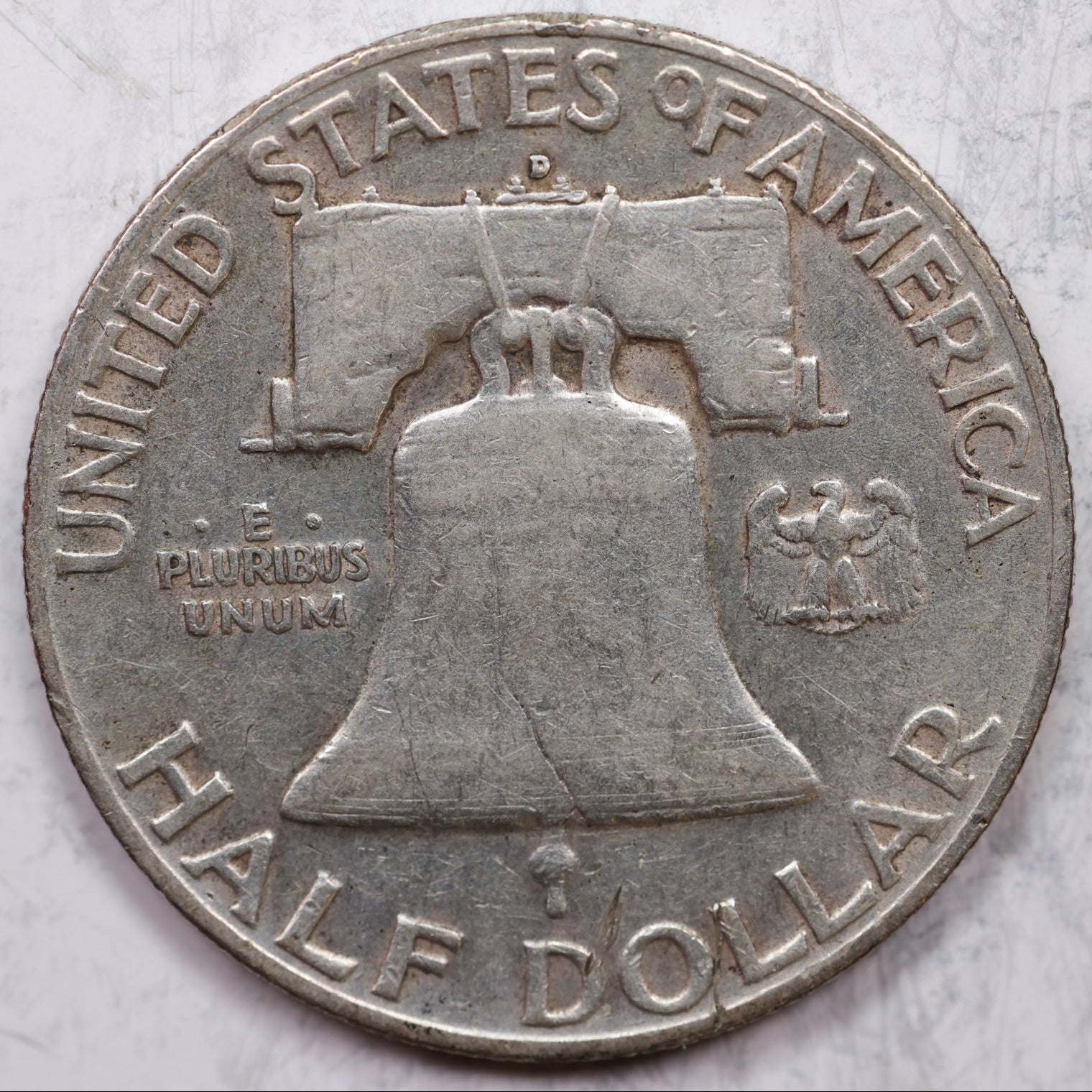 1949-D Franklin Half Dollar, Very Fine Circulated Coin, Store #HR1249