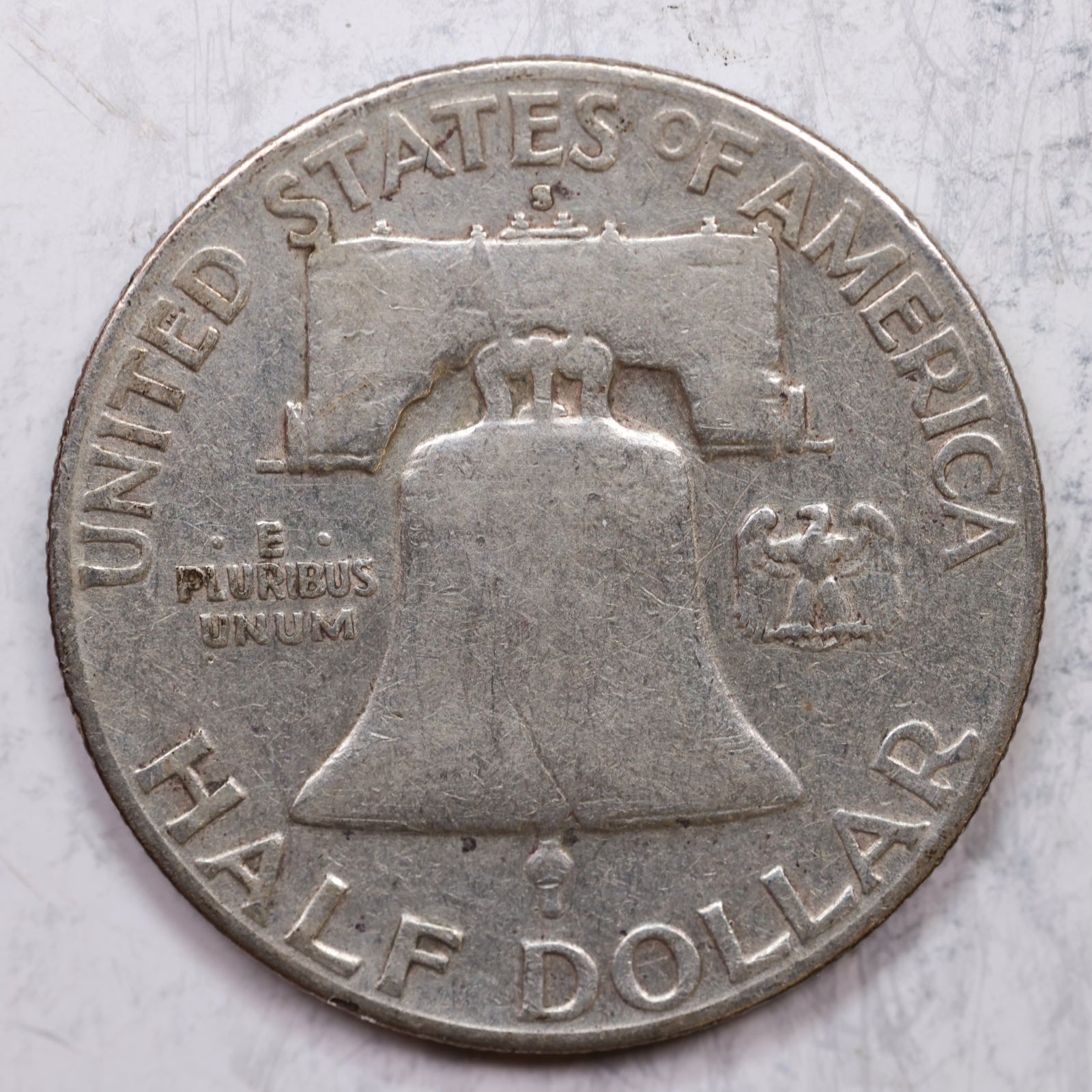 1949-D Franklin Half Dollar, Very Fine Circulated Coin, Store #HR1250