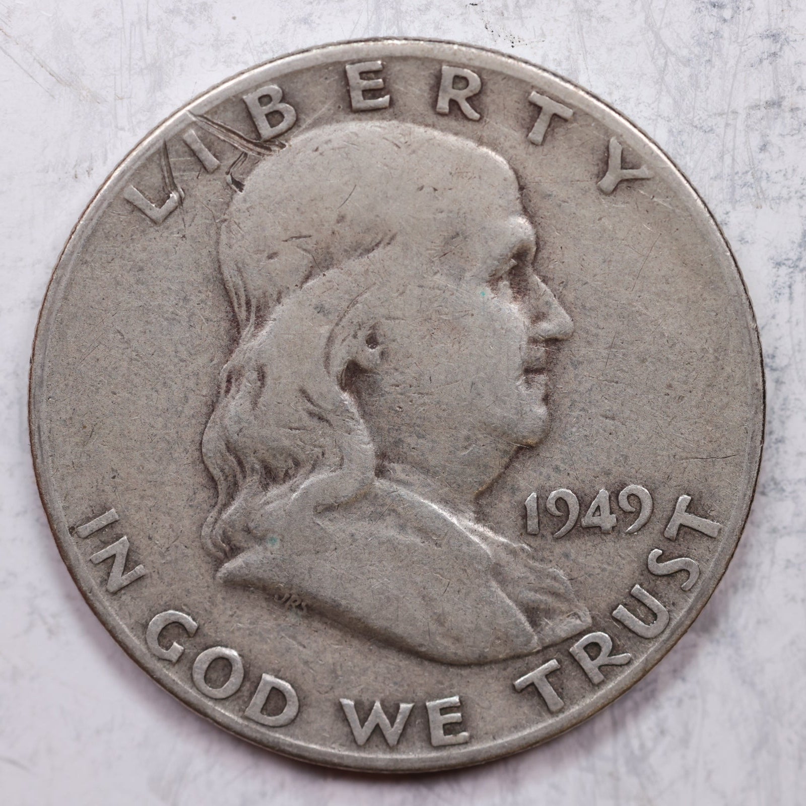 1949-S Franklin Half Dollar, Very Fine Circulated Coin, Store #HR1251