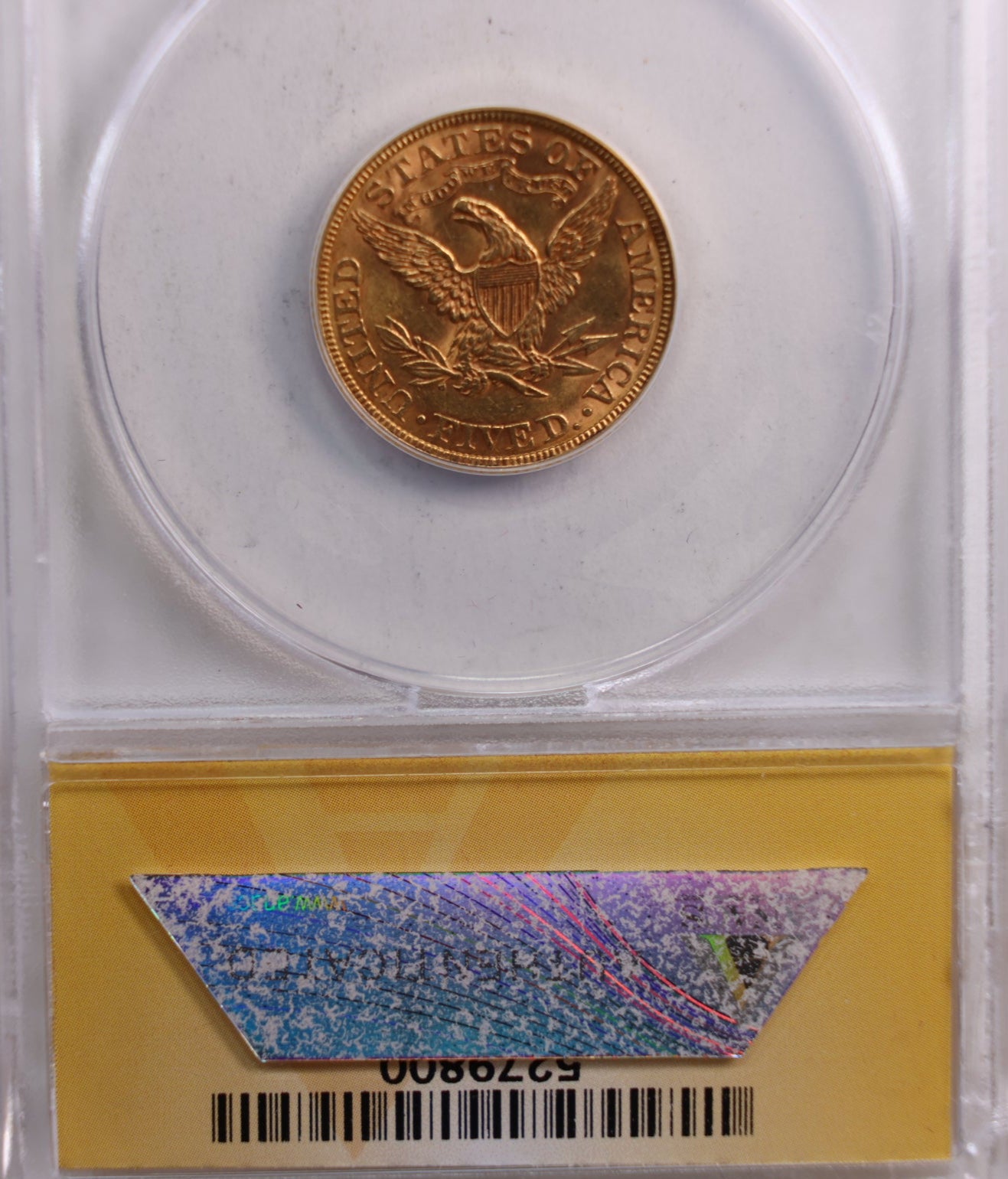 1882 $5 Gold Liberty, Half Eagle, ANACS MS-61, Store Sale #G0030