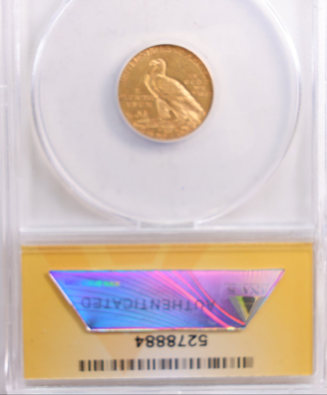 1926 $2.50 Quarter Eagle, Indian, Gold Coin, ANACS AU-55, Store Sale #G0031