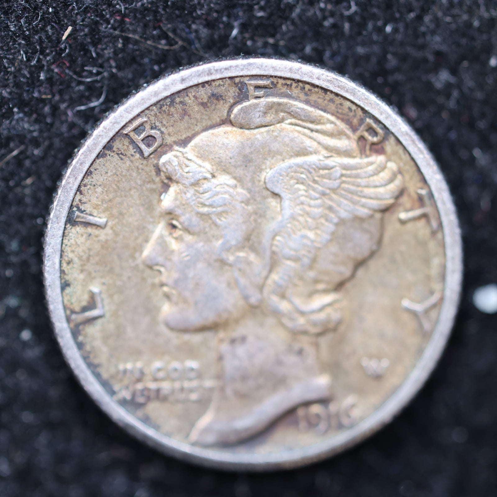 1916-S Mercury Dime, Affordable Circulated Coin, SALE #88146