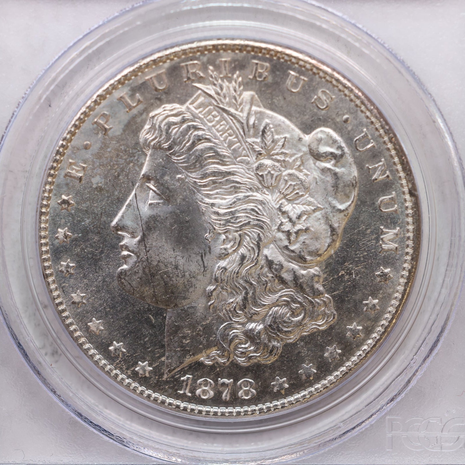 1878-S Morgan Silver Dollar, Uncirculated, PCGS MS-63, P.L., Store SALE #GDR0308