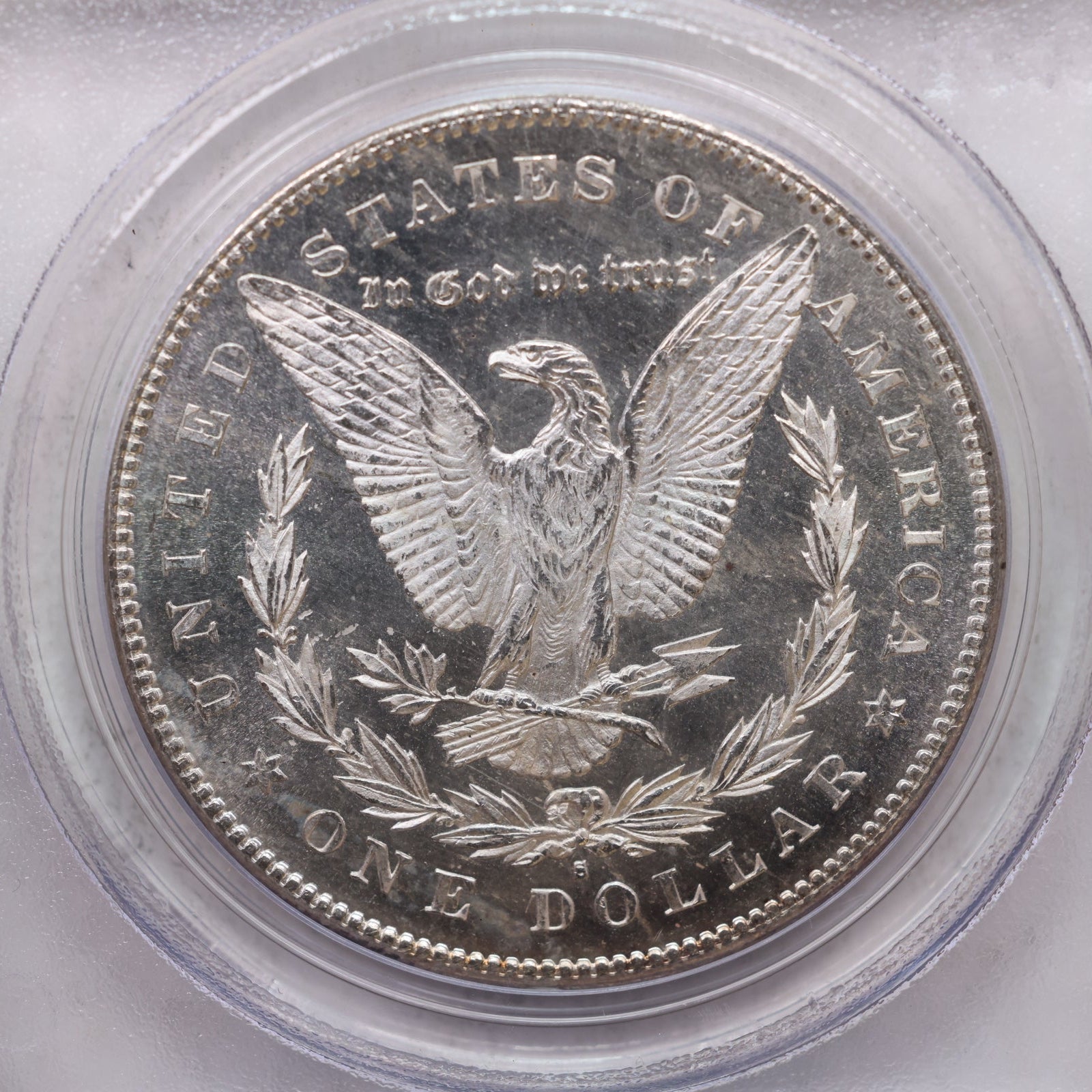 1878-S Morgan Silver Dollar, Uncirculated, PCGS MS-63, P.L., Store SALE #GDR0308