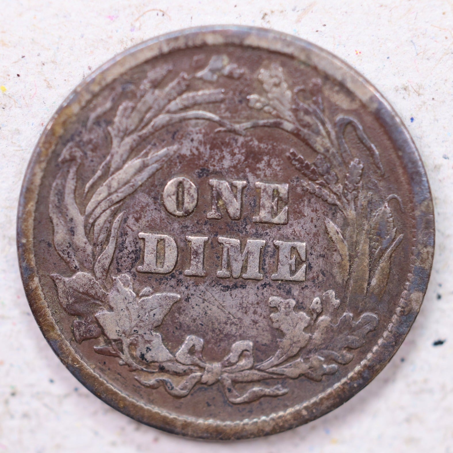 1900 Barber Dime, Fine Circulated Coin, Store #1184