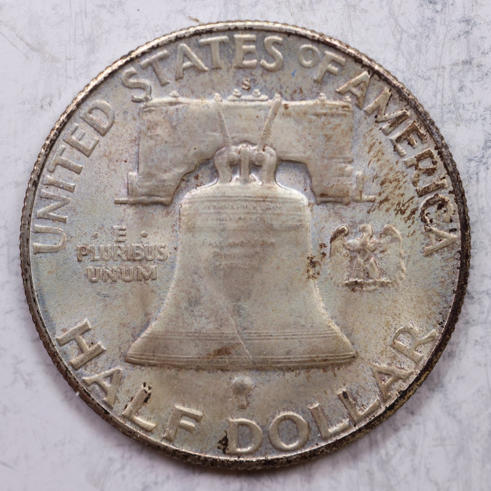 1951-S Franklin Half Dollar, Mint State Uncirculated Coin, Store #HR1262