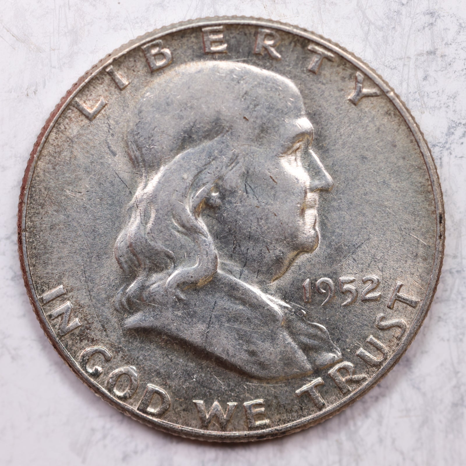 1952 Franklin Half Dollar, Mint State Uncirculated Coin, Store #HR1264