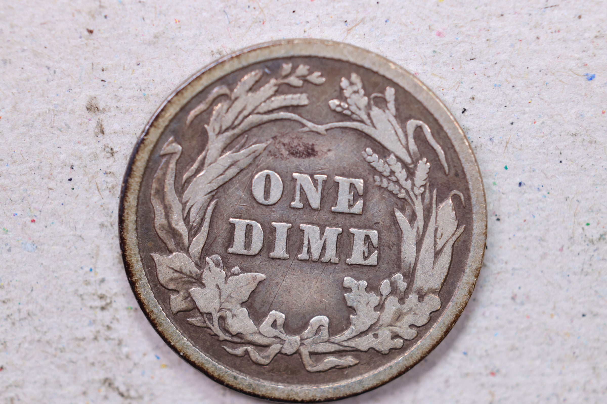 1903 Barber Silver Dime., Very Good Circulated Coin., Store #1192