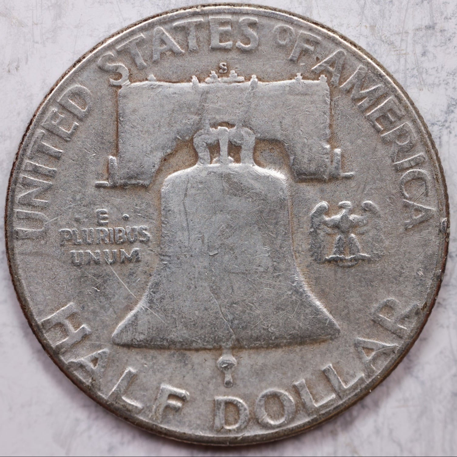 1953-S Franklin Half Dollar, Very Fine Circulated Coin, Store #HR1267