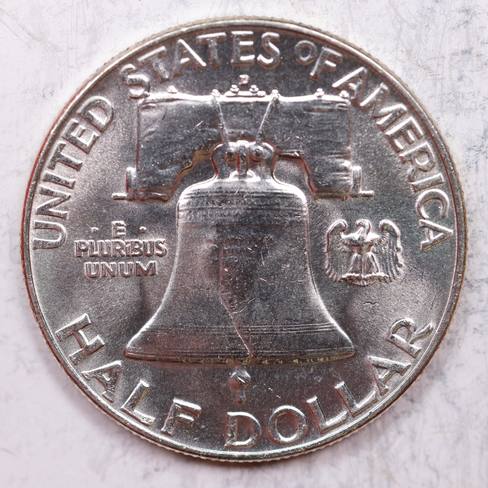 1954-D Franklin Half Dollar, Mint State Uncirculated Coin, Store #HR1271