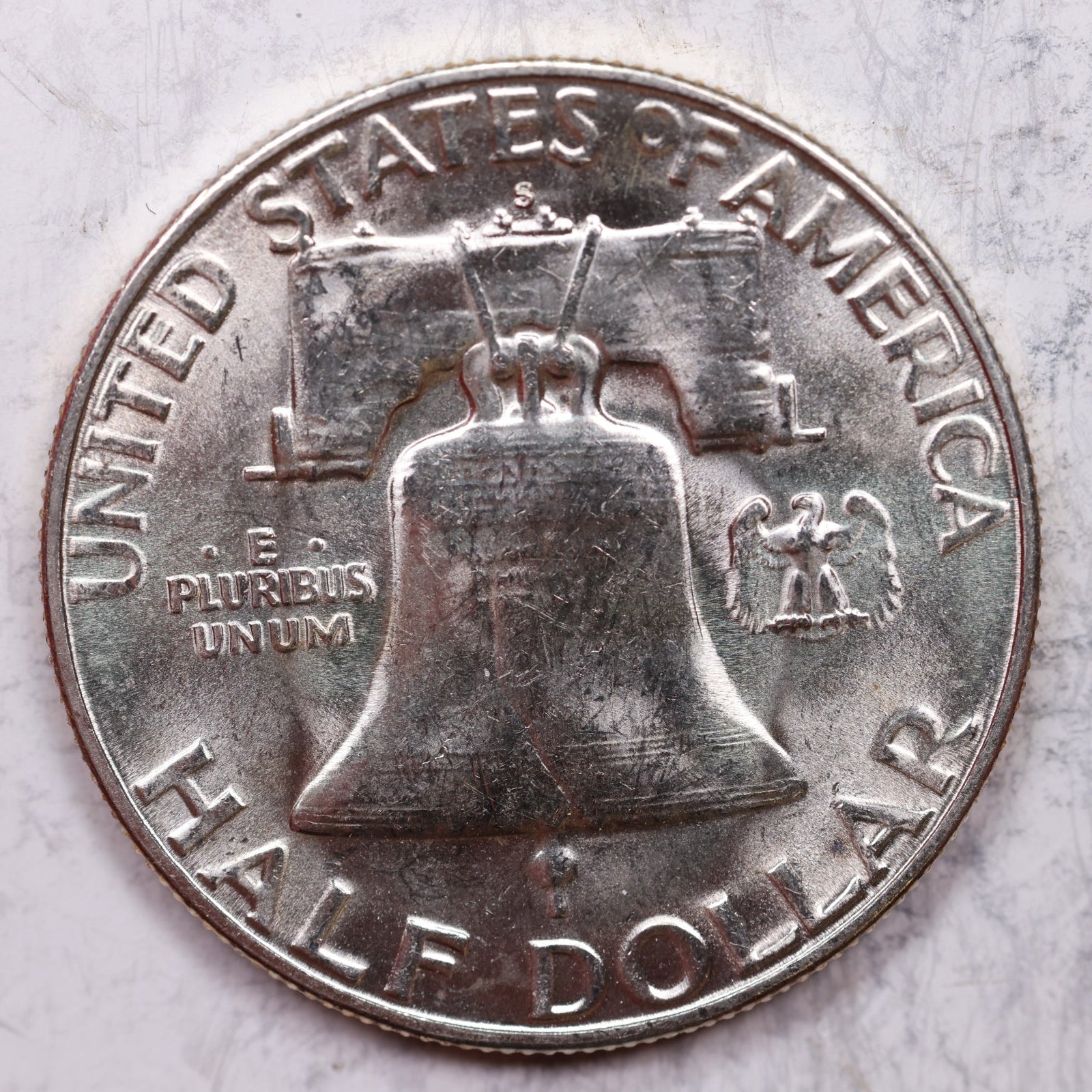 1954-S Franklin Half Dollar, Mint State Uncirculated Coin, Store #HR1273
