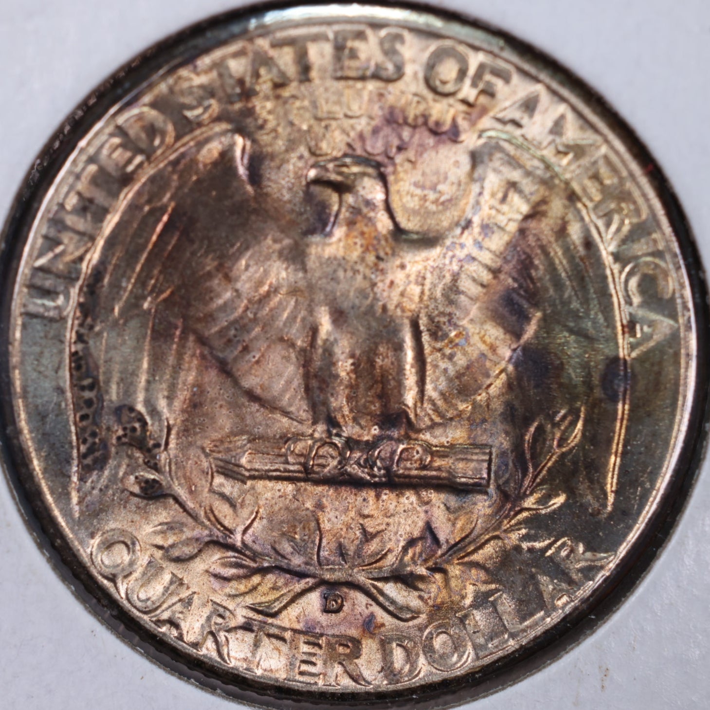 1934-D Washington Silver Quarter, Mint State Uncirculated Coin, Store #QR0178