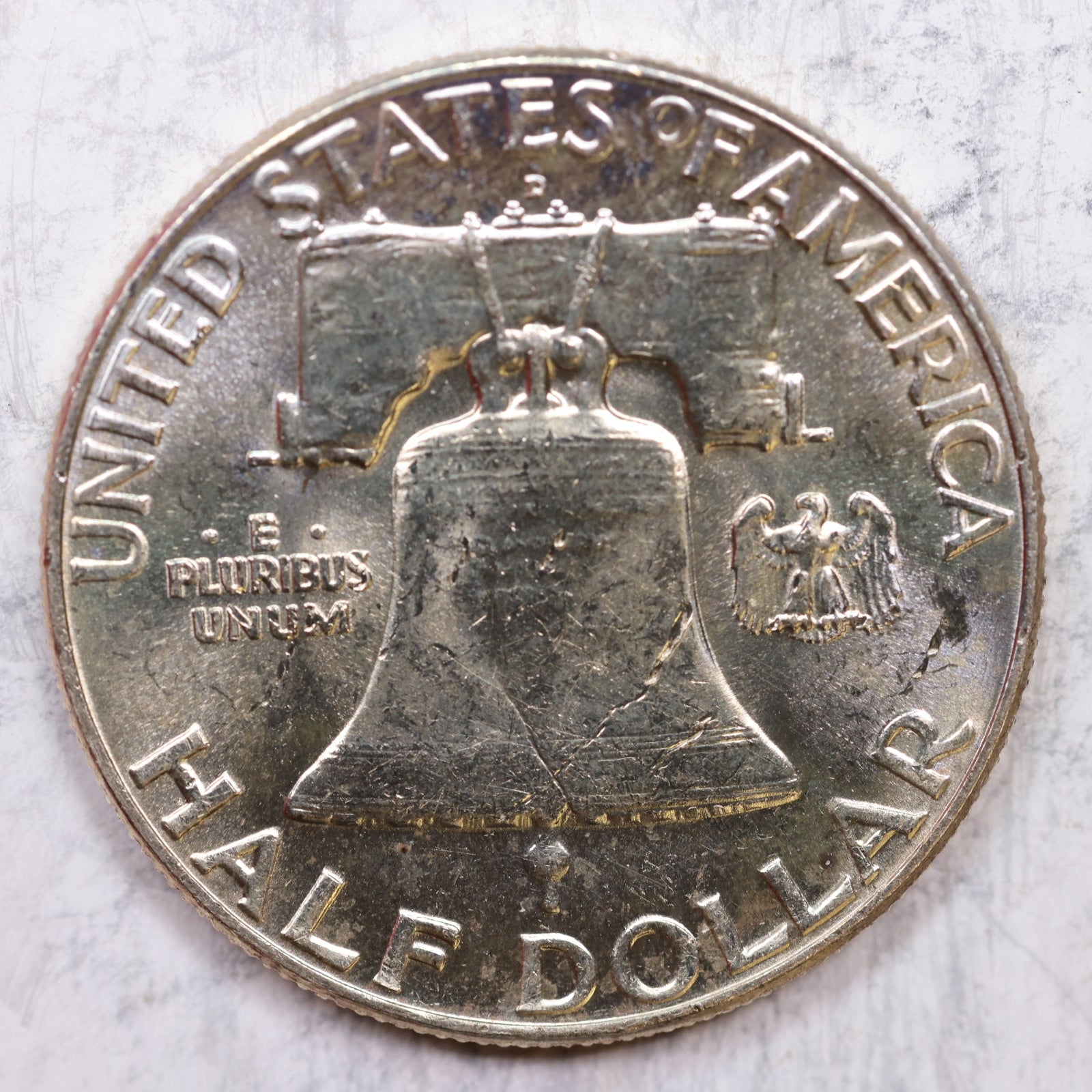 1961-D Franklin Half Dollar, Mint State Uncirculated Coin, Store #HR1296