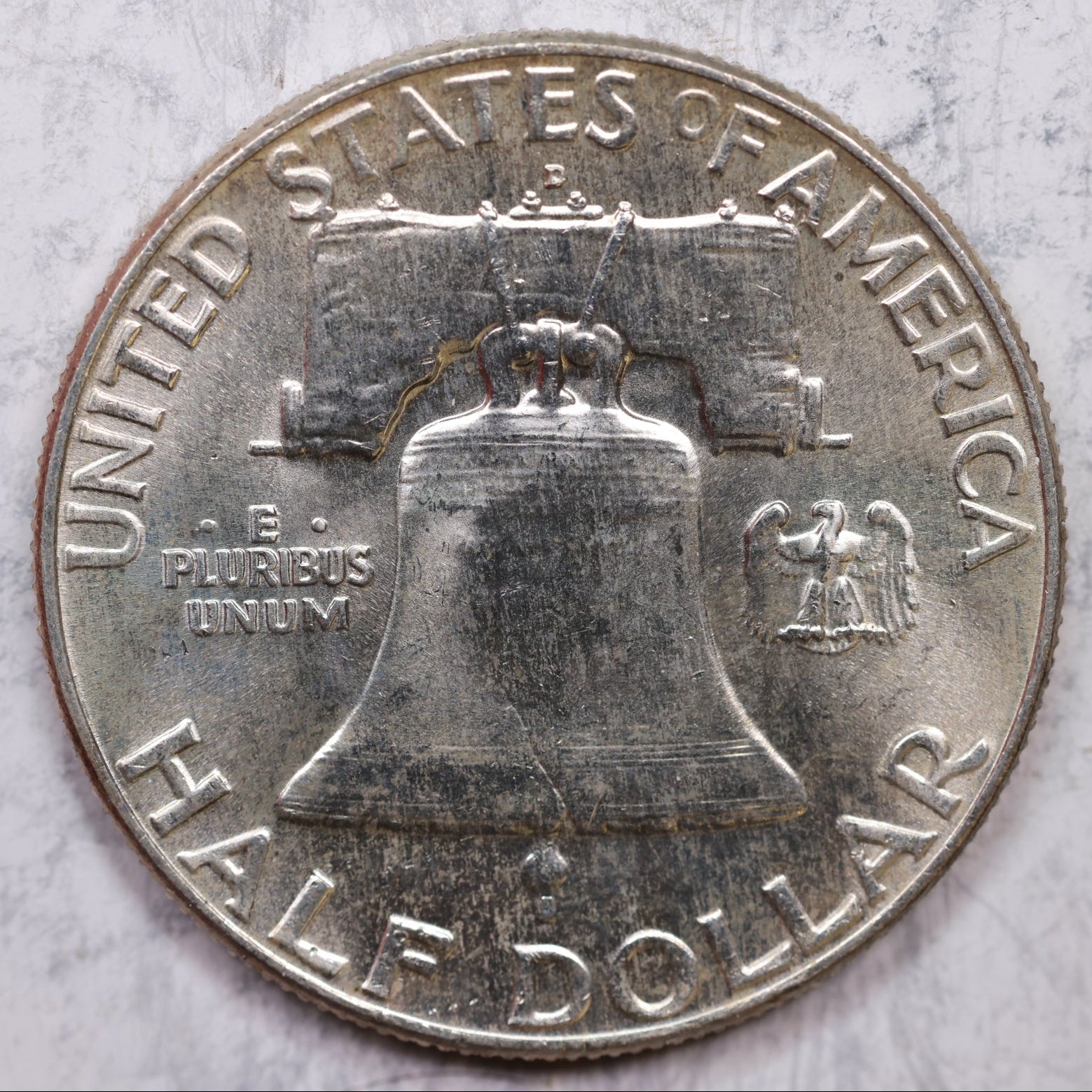 1961-D Franklin Half Dollar, Mint State Uncirculated Coin, Store #HR1297