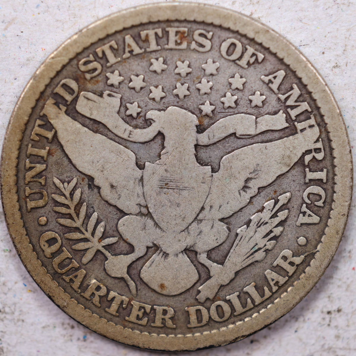 1892 Barber Quarter, Very Good Circulated Coin, Store #QR1809