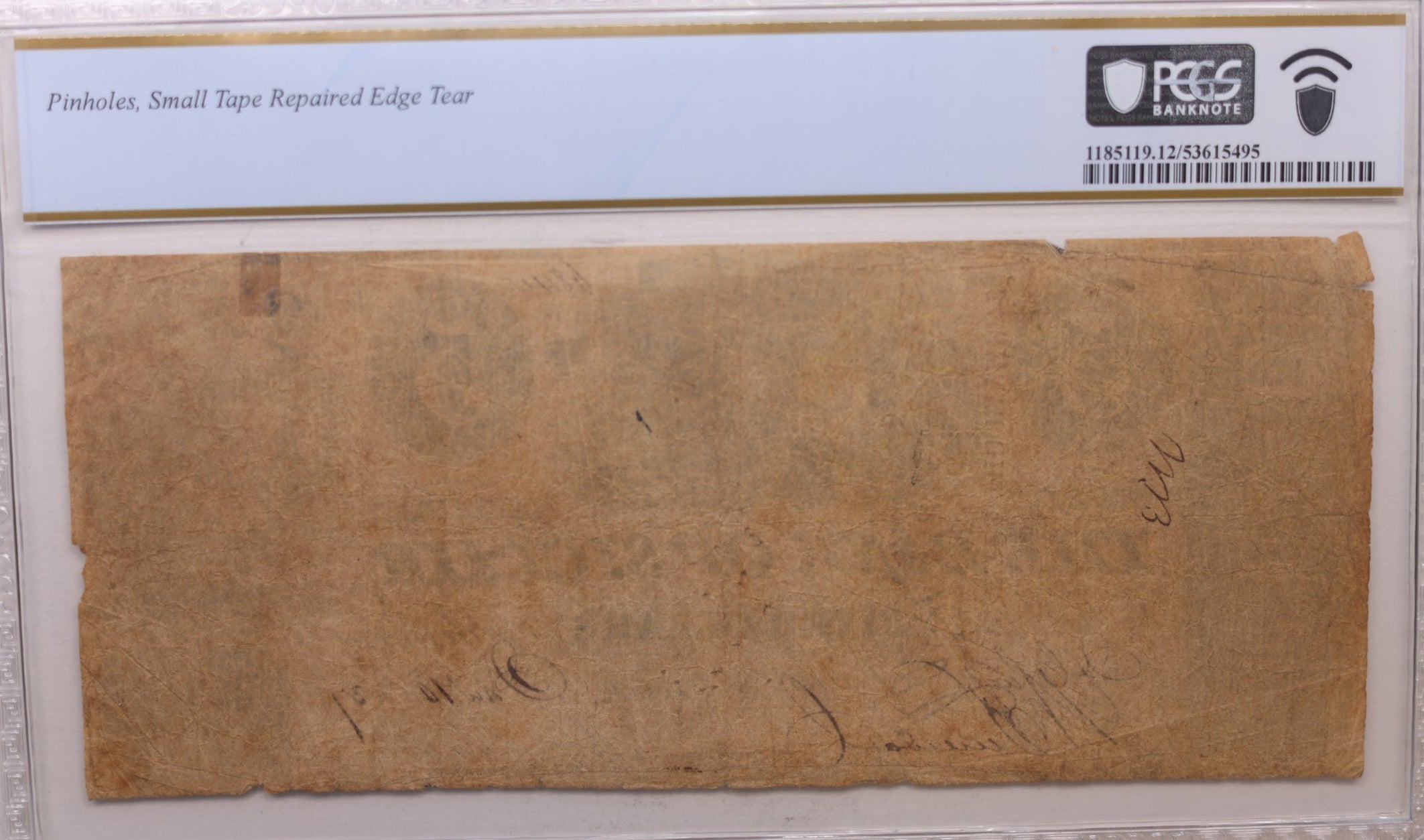 1837 $5, St Clair, MI, Obsolete Currency, MI-365-Unlisted, PCGS F-12, Store #GMI0119.