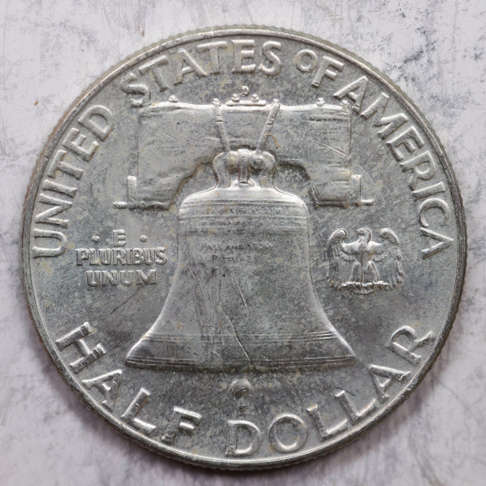 1963-D Franklin Half Dollar, Uncirculated Coin, Store #HR1317