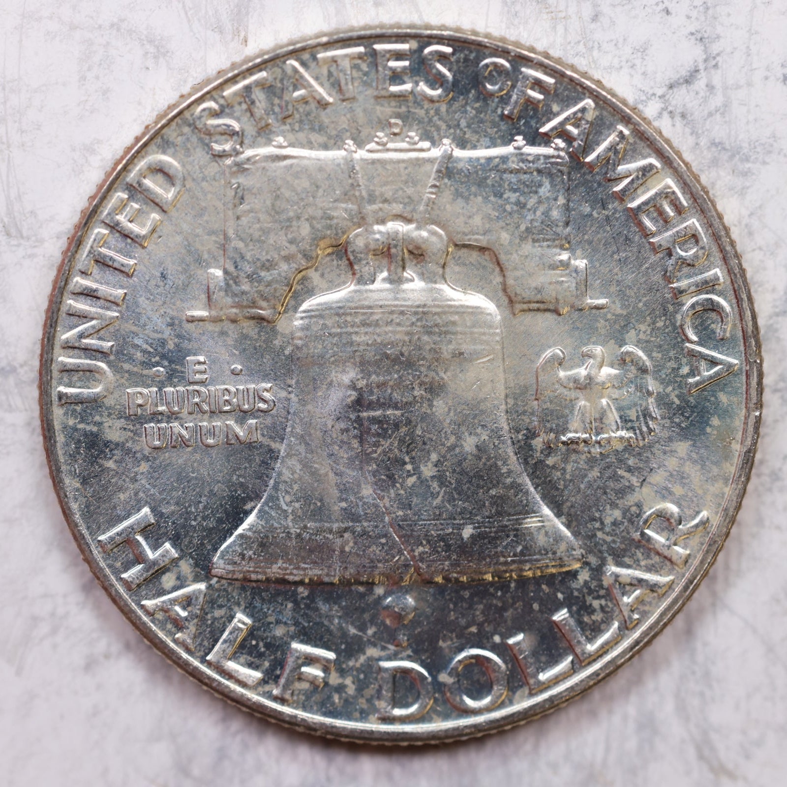 1963-D Franklin Half Dollar, Uncirculated Coin, Store #HR1319
