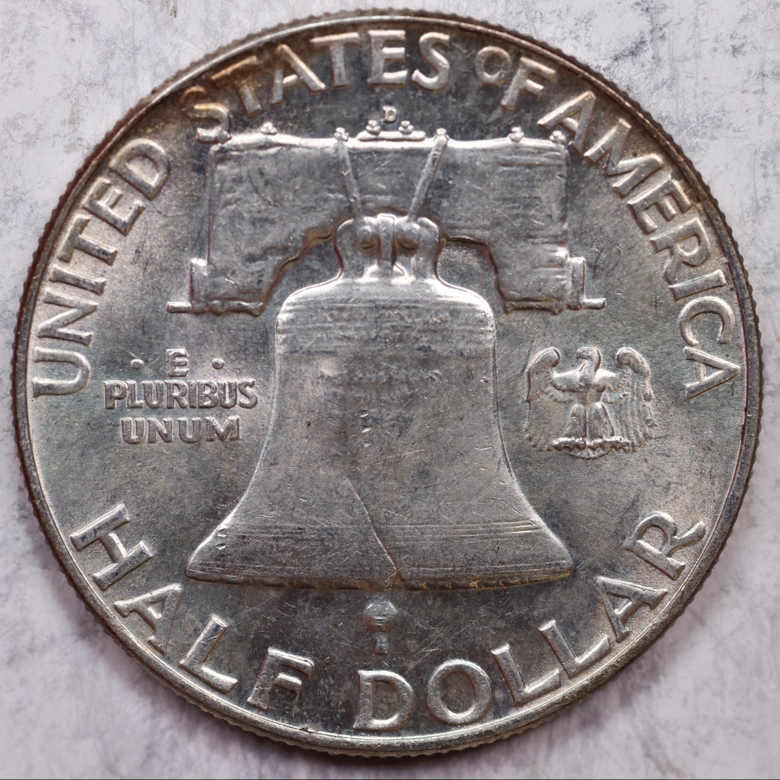 1963-D Franklin Half Dollar, Uncirculated Coin, Store #HR1322