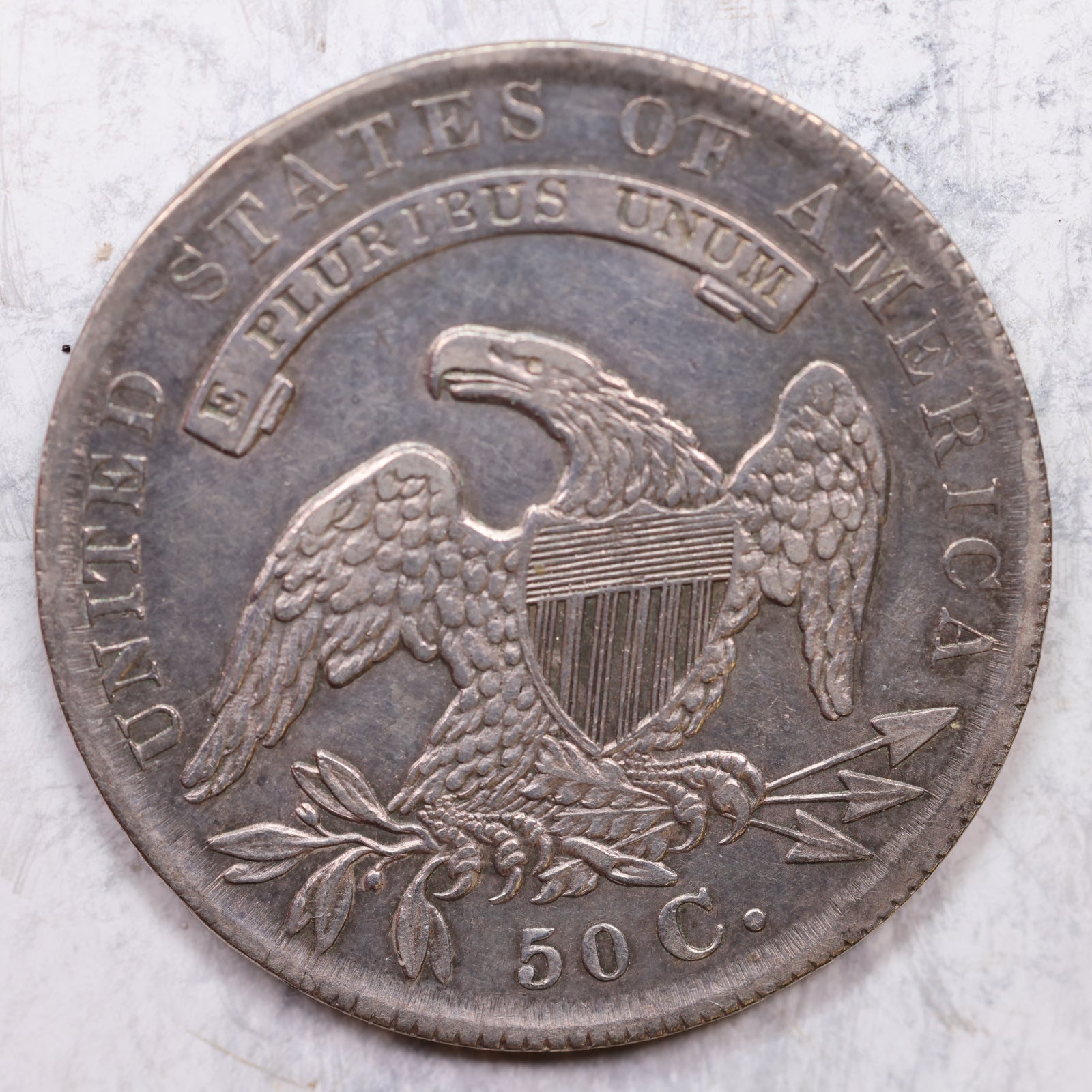 1834 Cap Bust Half Dollar, Extra Fine Circulated Coin Store #HR1346