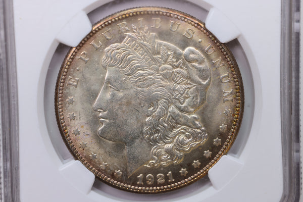 1921-S Morgan Silver Dollar., NGC Certified, MS63. Large SALE #88086